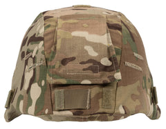 Propper OCP helmet cover on a MICH helmet for secure fit.
