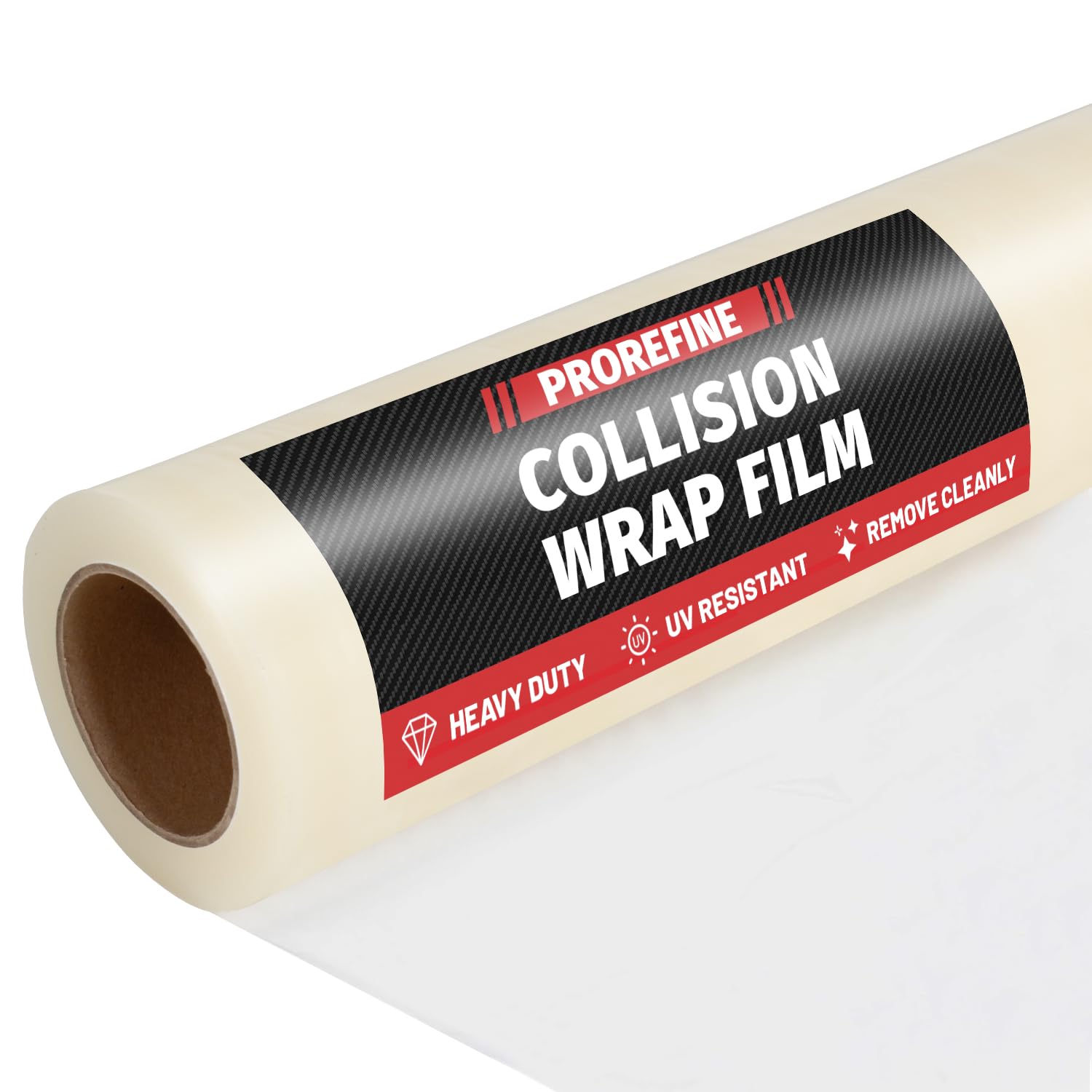 ProRefine Crash Wrap 36in roll overview shows wide protection for auto surfaces