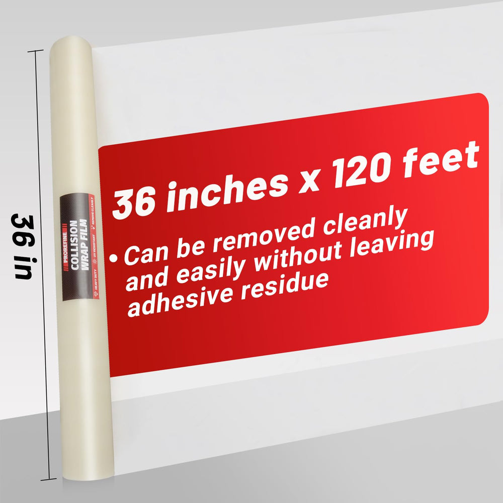 ProRefine Crash Wrap Film overspray protection for paint and interiors