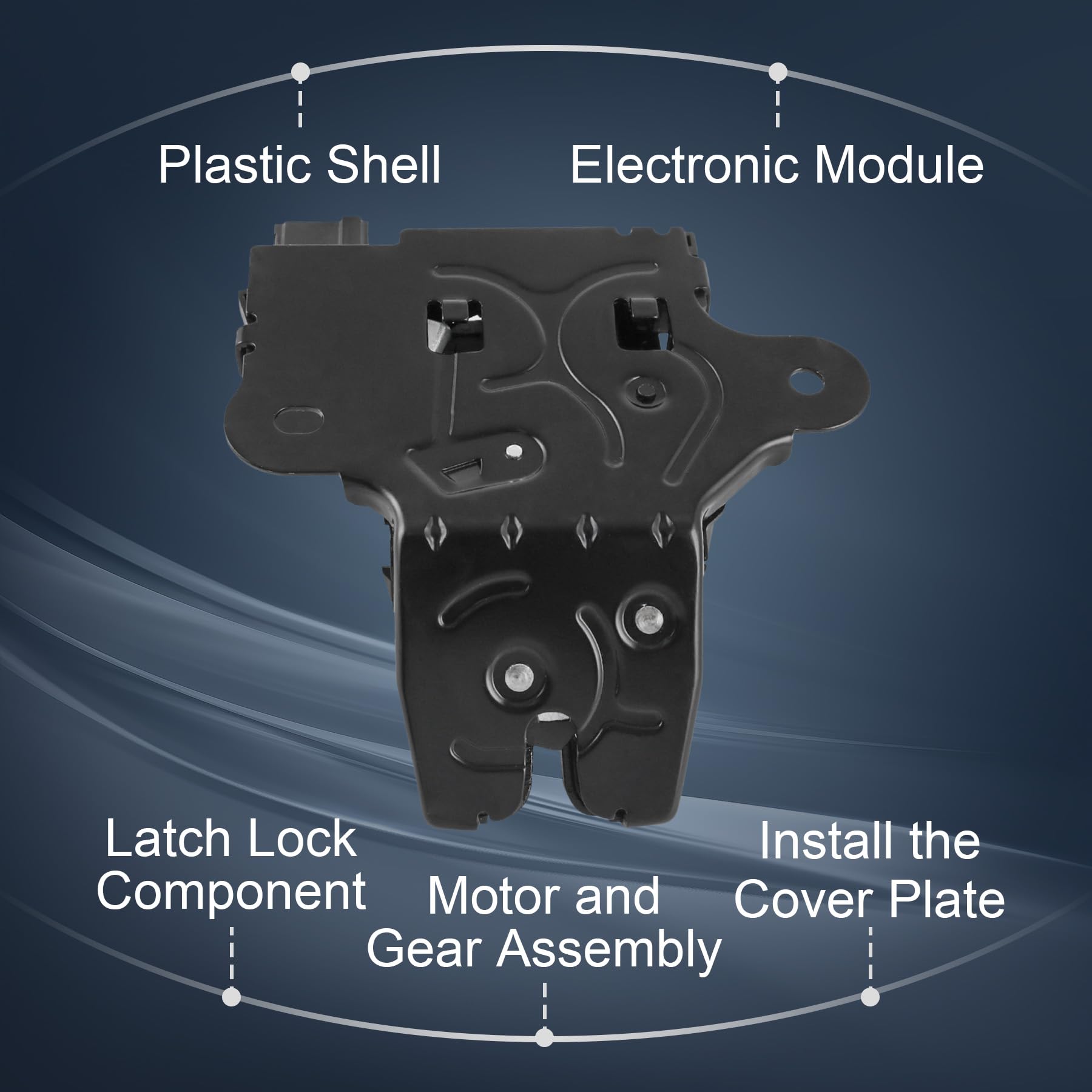 PRORONRA trunk latch actuator corrosion-dust-heat resistant design.