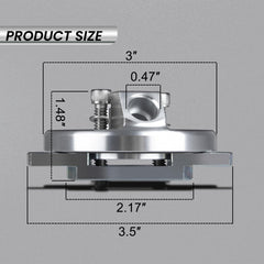 Prosentuo F4TZ-6753-A kit packaging and parts layout for quick repair planning.