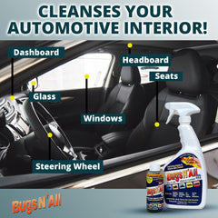 PROSOL WORKS Bugs N’ All bug-tar-remover-action shown on a car surface.