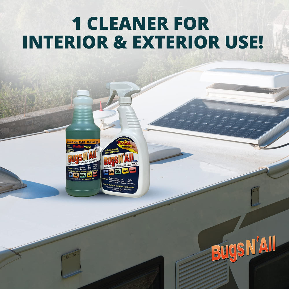 PROSOL WORKS Bugs N’ All ideal for RVs and boats, tackling dirt and grease.