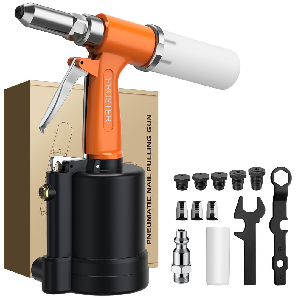 Proster Pneumatic Riveter front view for heavy-duty riveting tasks