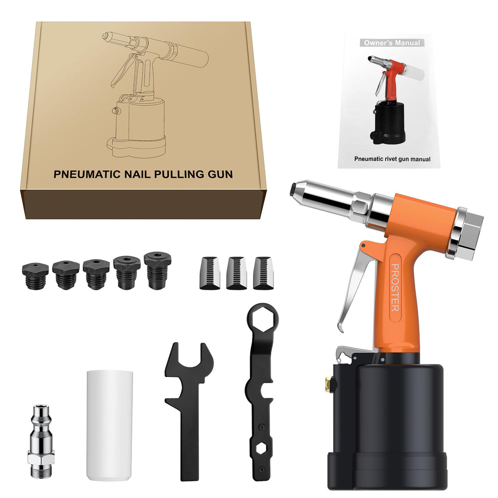 Silencer reduces noise while riveting with Proster for quieter projects