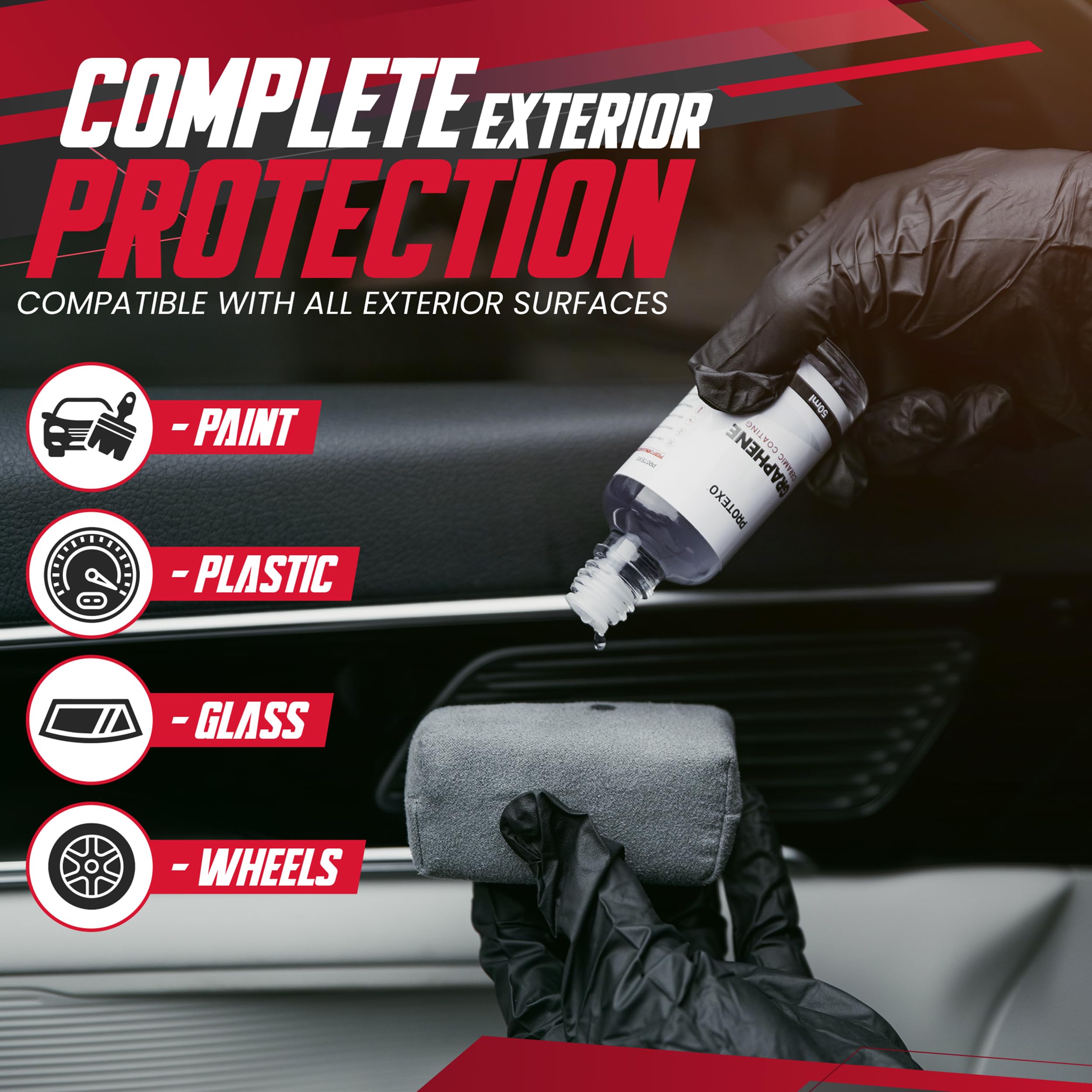 PROTEXO application pad for precise, even coating application