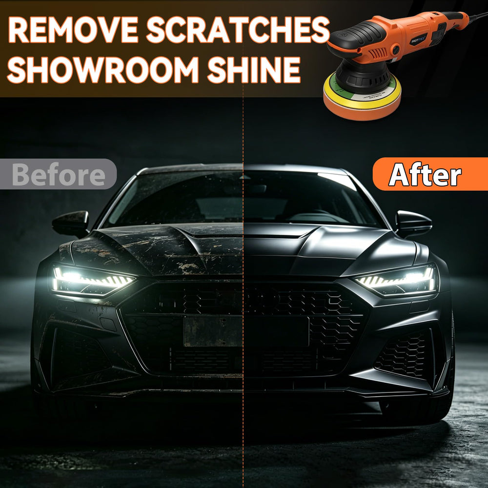 Protmex 35-piece detailing kit includes pads and accessories for prep and polish.