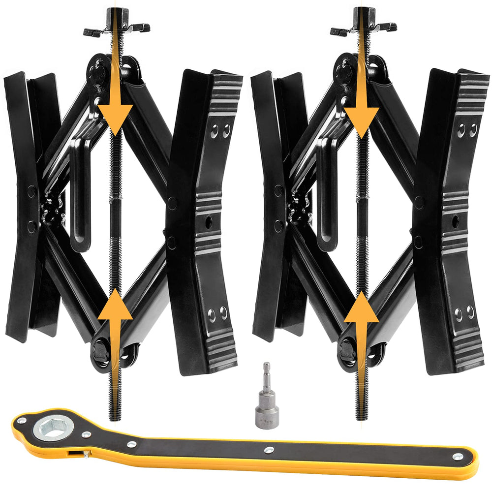 Proud Panda Camper Wheel Chock Stabilizer 2-Set for trailer parking stability.