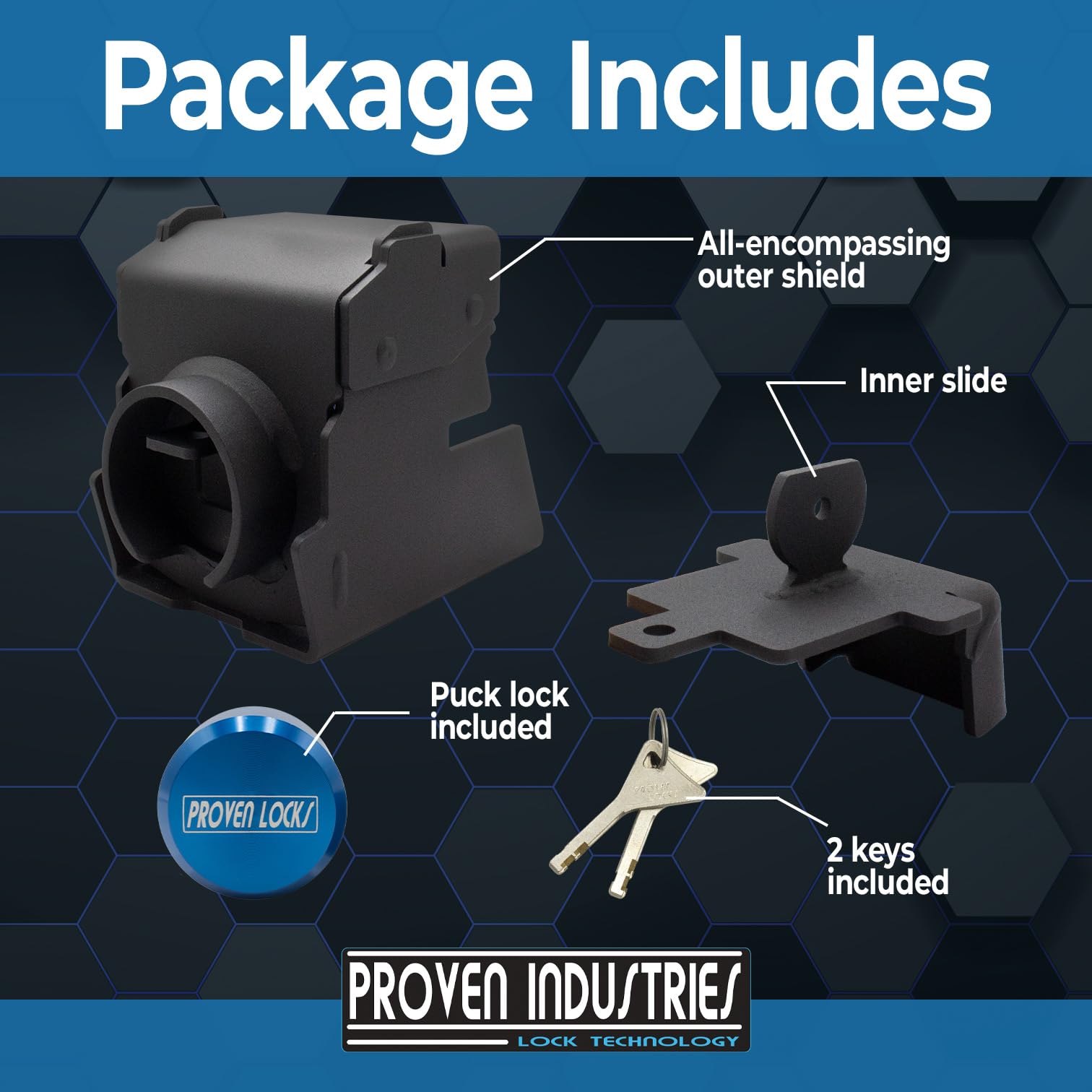 Proven Industries Model 2516 engagement-ready design supports quick locking on compatible couplers.