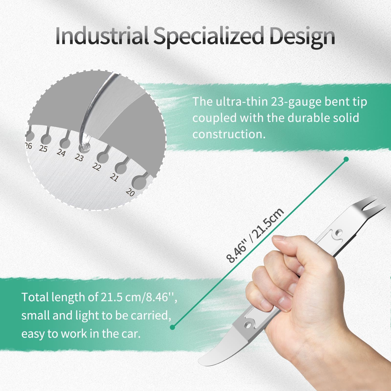 Prozwee 4140 steel interior trim removal demonstrates slim tip access