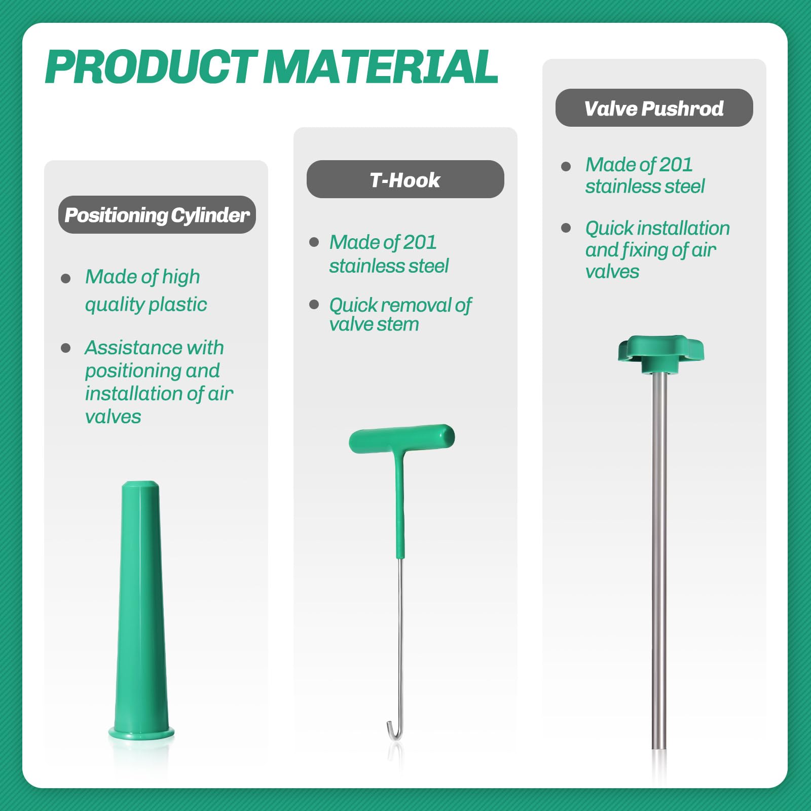 Prozwee core remover installer tools in use during valve service
