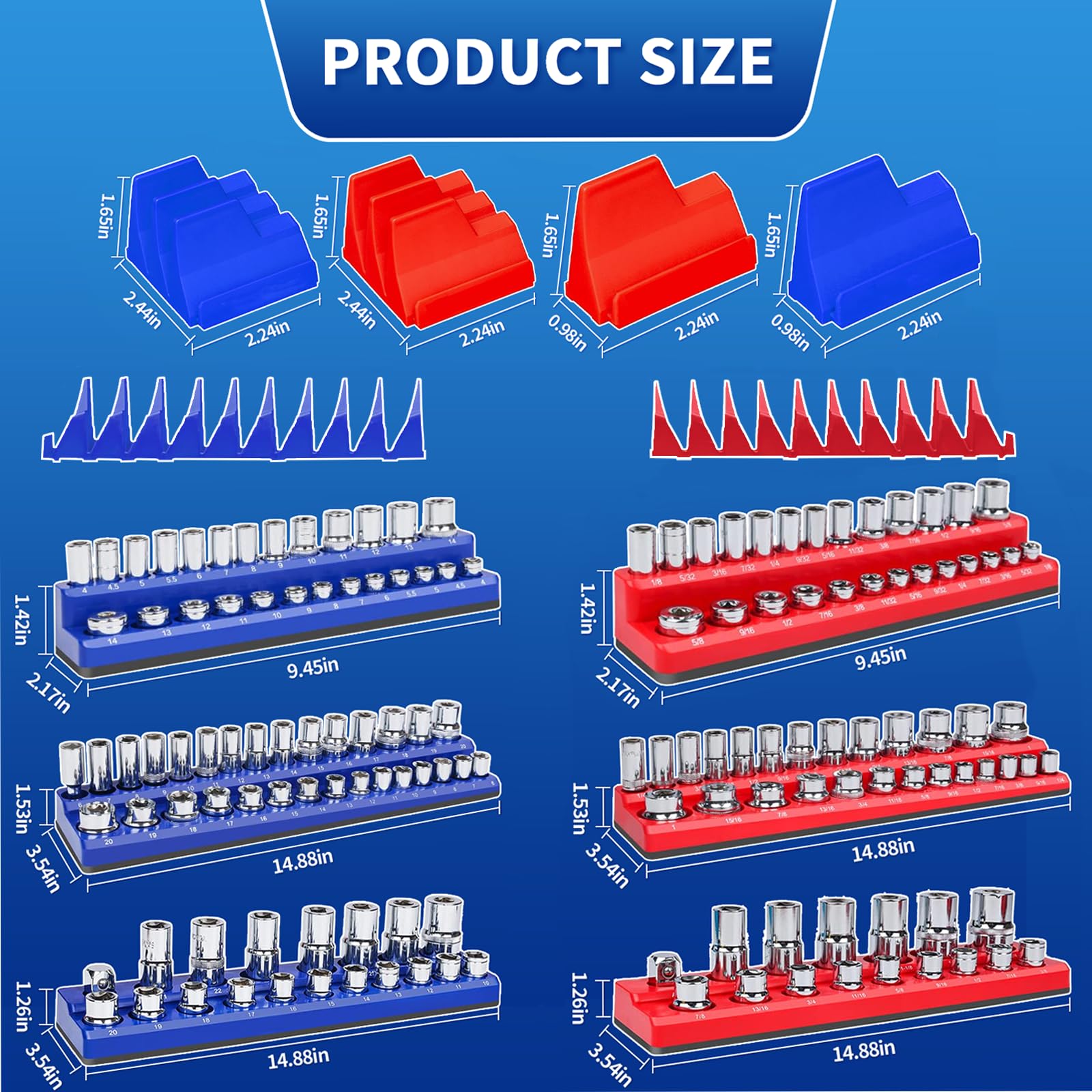 PRRPRR secure magnetic socket trays holding sockets during transport
