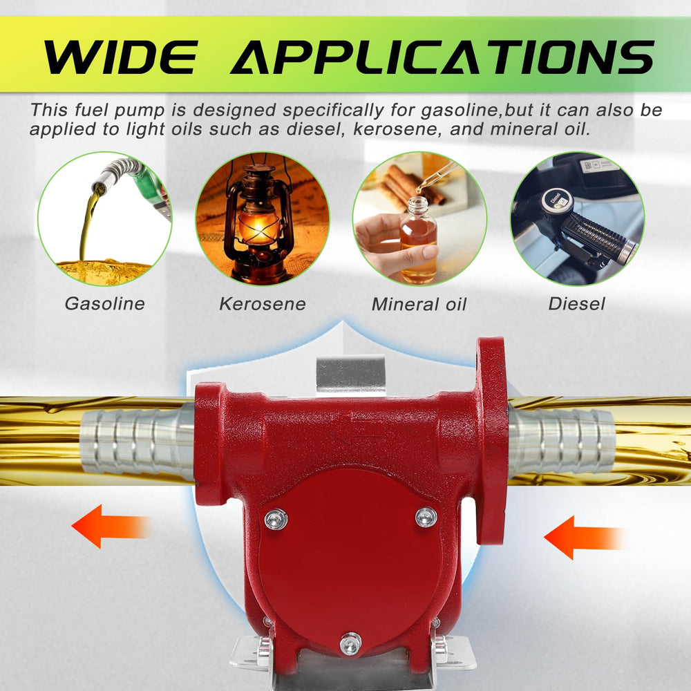 PRUNkuar fuel transfer pump cast iron chamber design