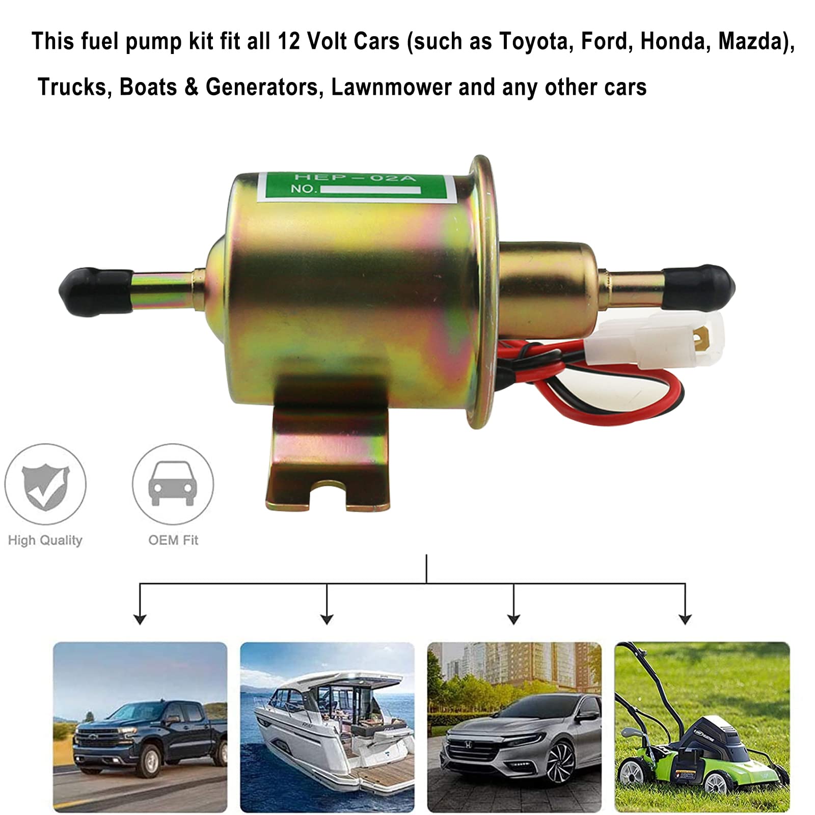 PRUNkuar 5/16 inch fuel line with reinforced wall for durability