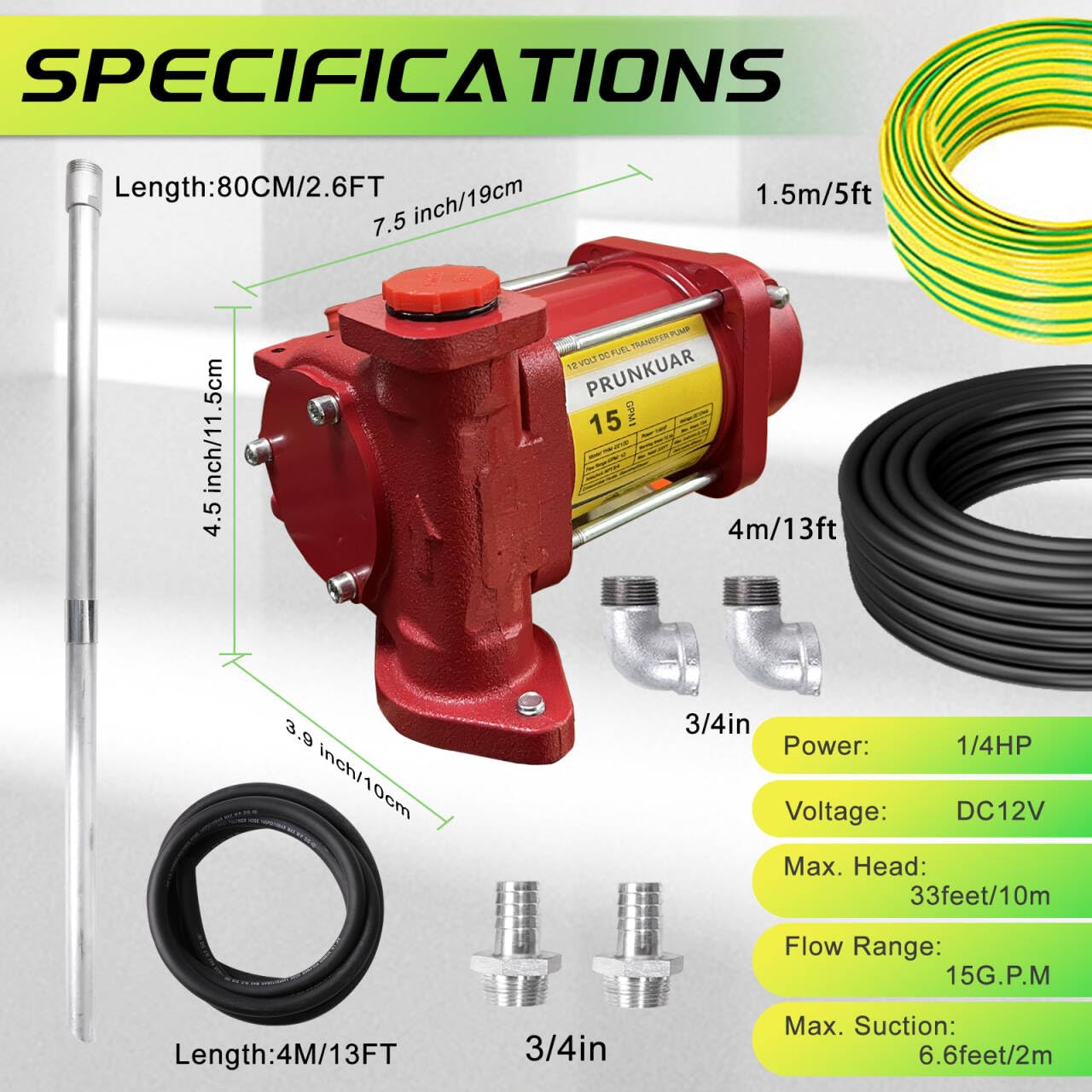 PRUNkuar auto nozzle close-up showing spill-free dispensing and precise control