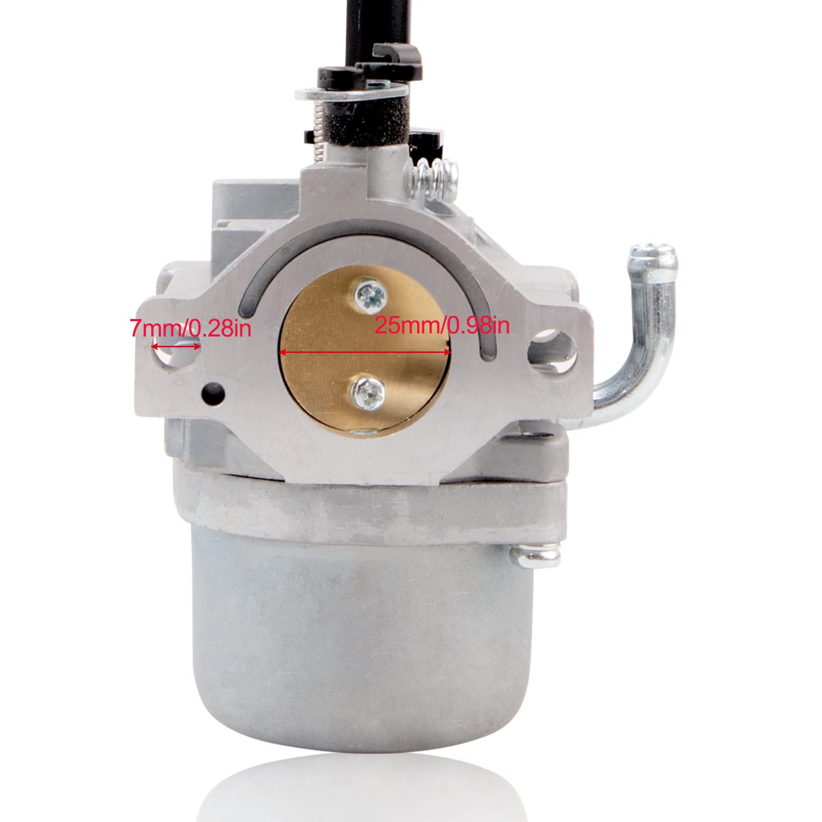 PRUNkuar carburetor choke assembly supports easy starting