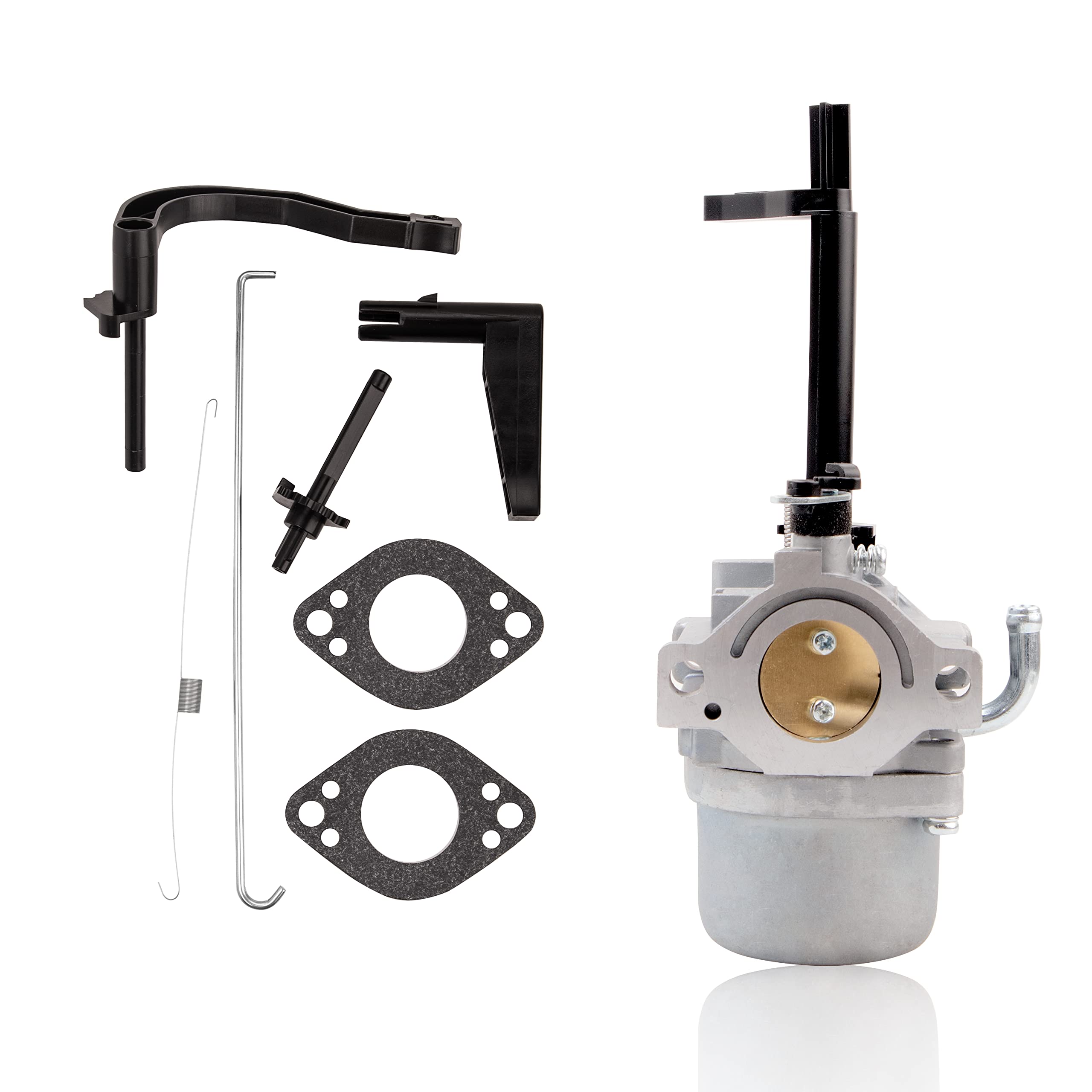 PRUNkuar carburetor with metal body for durable Briggs & Stratton replacement