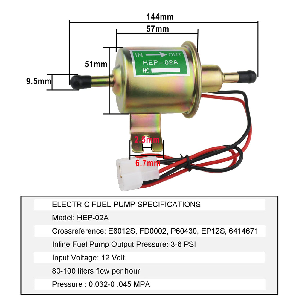 PRUNkuar packaging showing pump, line, filter, clamps