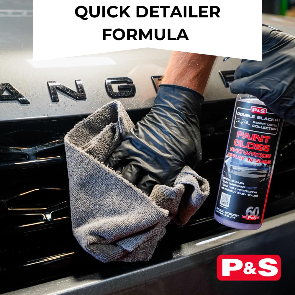 PS Professional Detail Paint Gloss Showroom Spray N Shine with Perfect Putty compatibility.