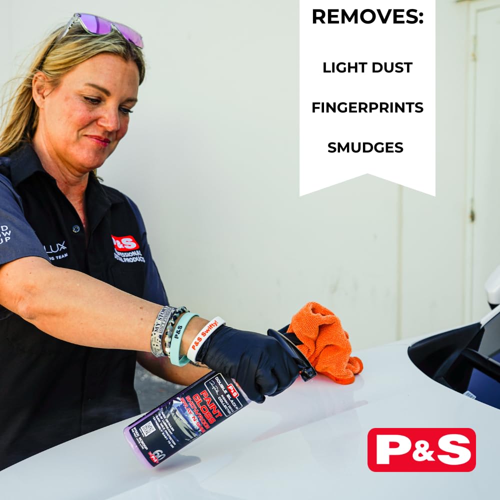 PS Professional Detail Paint Gloss Showroom Spray N Shine in action spraying a quick touch-up mist.
