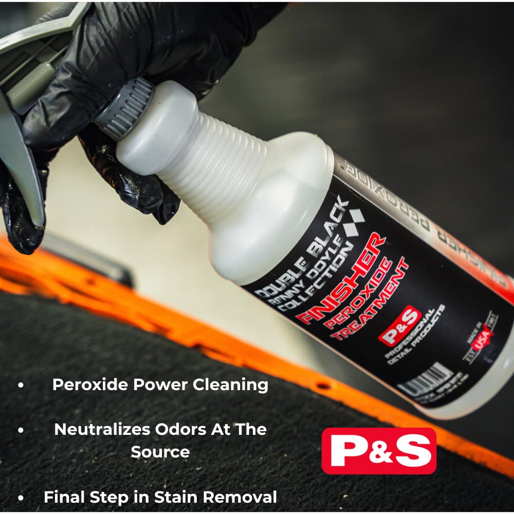 Interior surface being treated with Finisher during application
