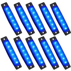 PSEQT blue LED rock strip underglow enhances night visibility.