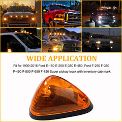 PSEQT Ford truck cab marker amber LED for enhanced night visibility.