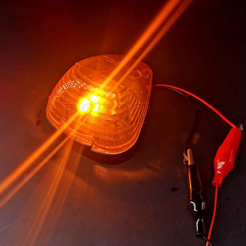 PSEQT top clearance marker light, amber LED, Ford compatibility and clear signaling.