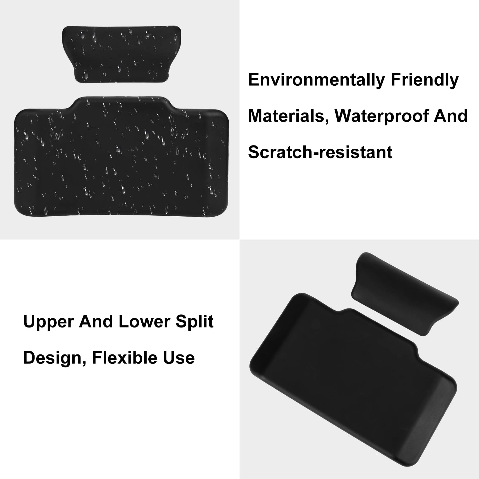 PSLER backrest installs easily with double-sided tape.