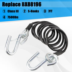 PSLER Class III tow cables ensure secure connections during travel.