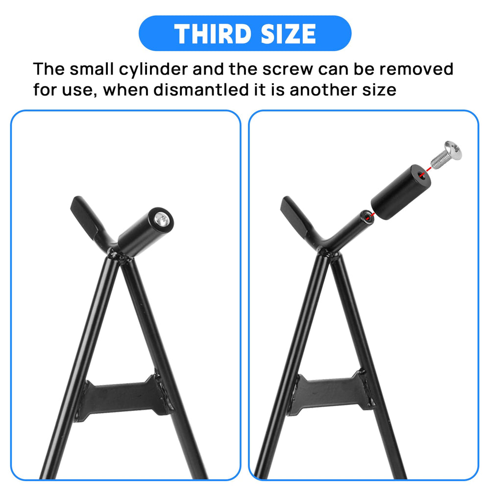 PSLER dirt bike triangle stand packaging shows compact design