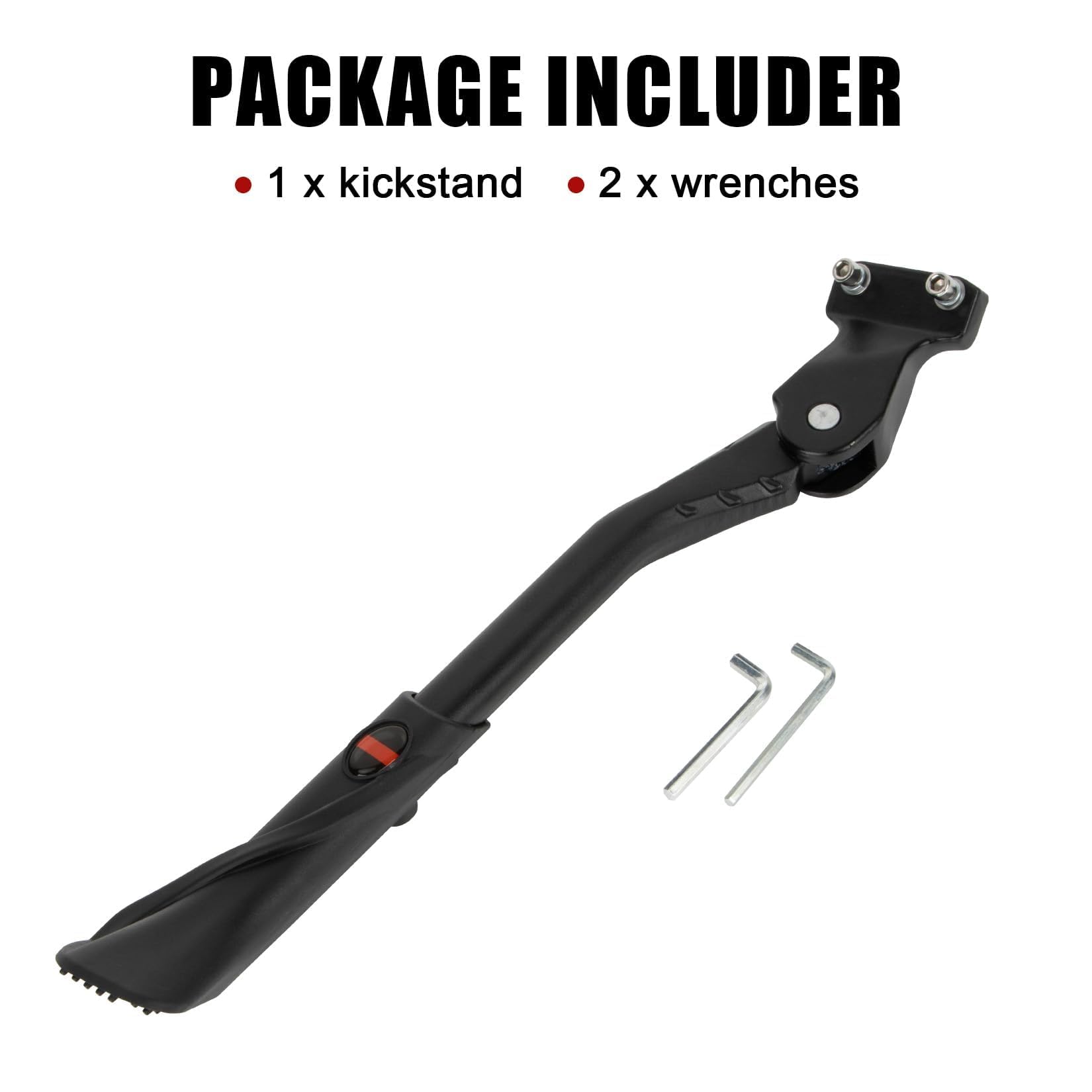 PSLER durable kickstand supports stable parking during rides and stops.