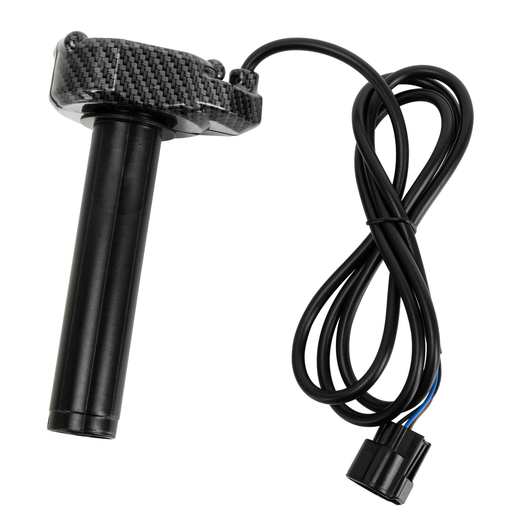 PSLER imitation carbon fiber look throttle adds premium style