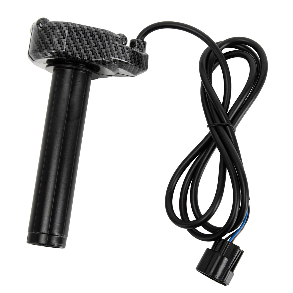 PSLER imitation carbon fiber look throttle adds premium style