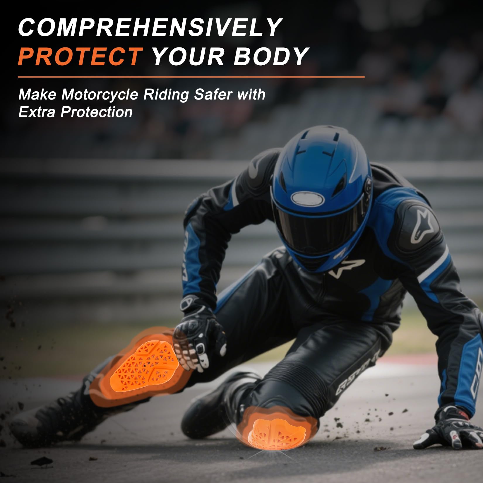 PSLER mesh breathable knee pad demonstrates airflow for cooler long rides