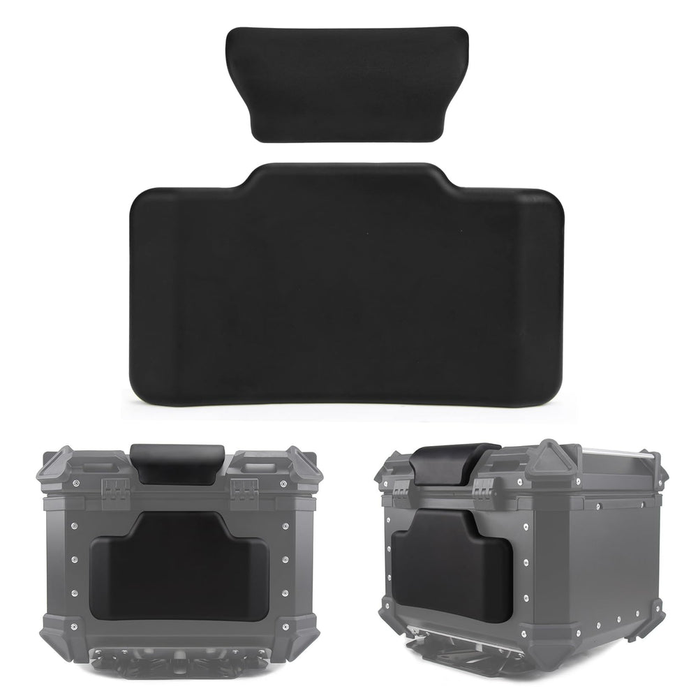 PSLER motorcycle top case backrest universal fit enhances passenger comfort.