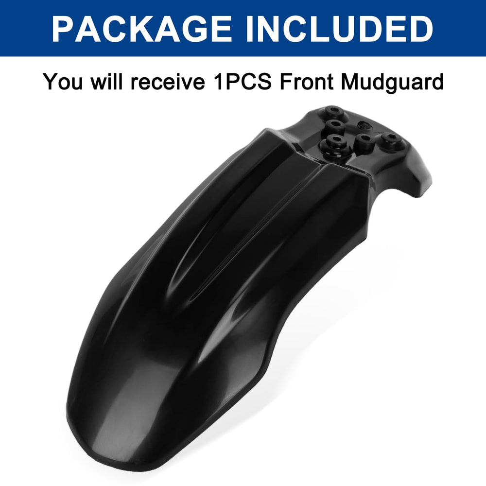 PSLER mudguard footprint is 14.76x4.92 inches for compact coverage.