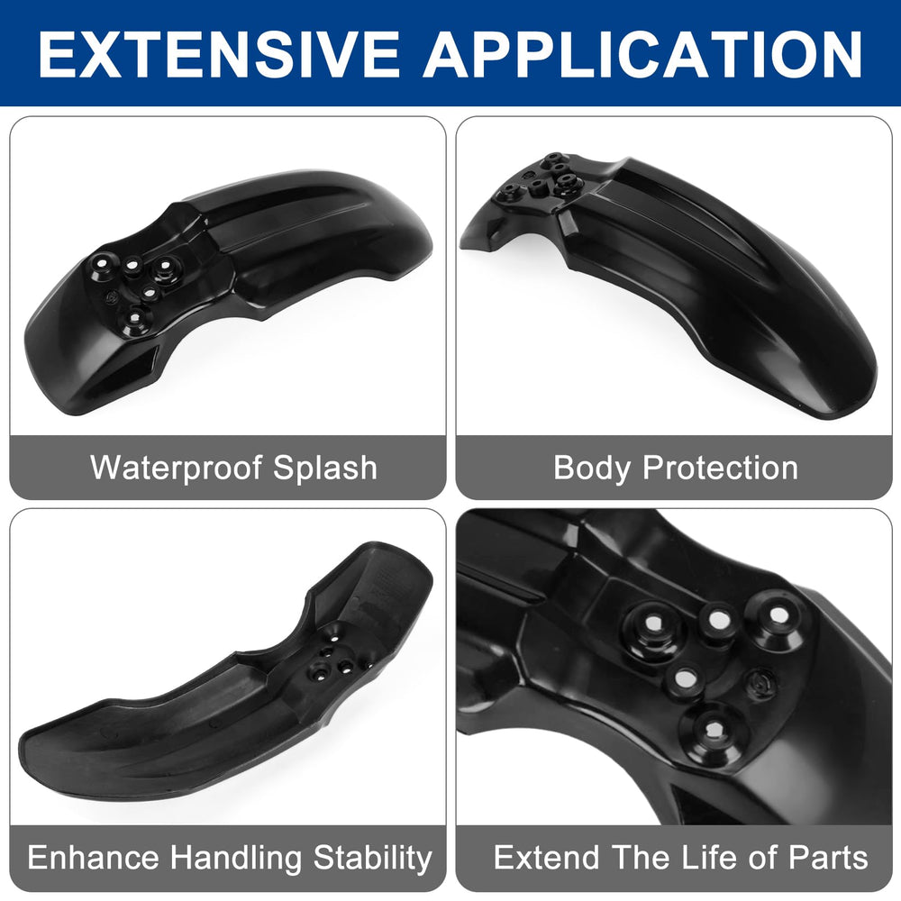 PSLER mudguard measures 350mm length for solid protection.