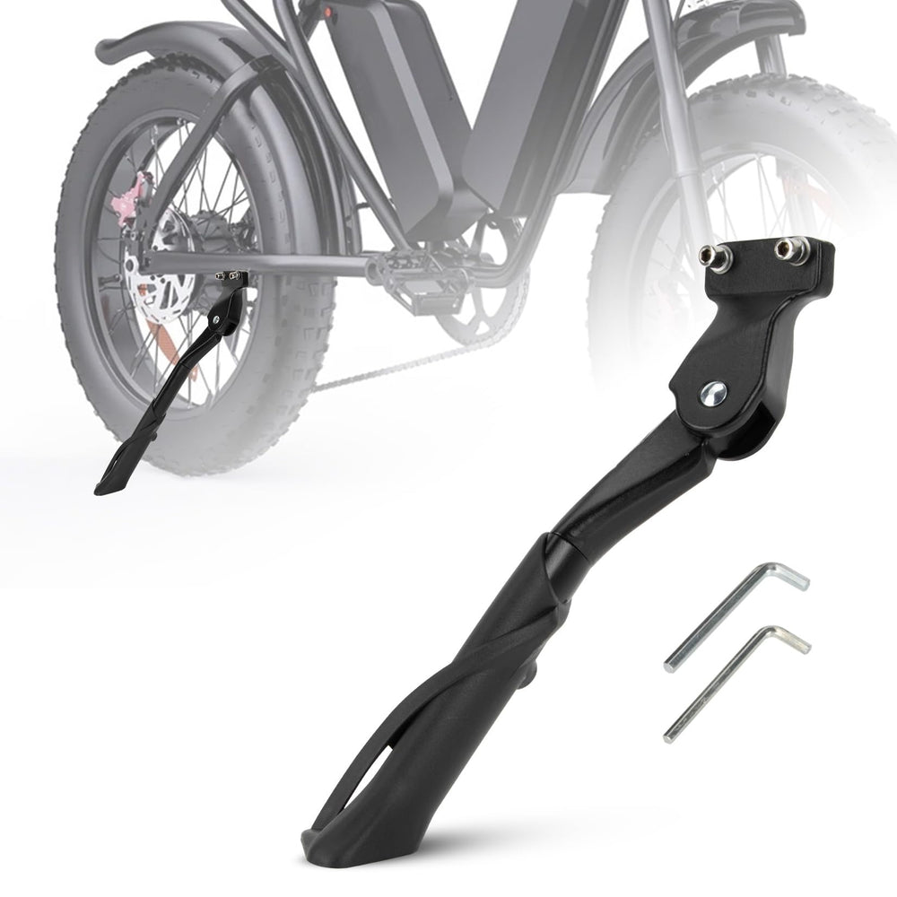PSLER Ridstar Q20 kickstand base with non-slip grip for stable parking.