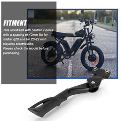 PSLER Ridstar Q20 kickstand easy installation with minimal tools.