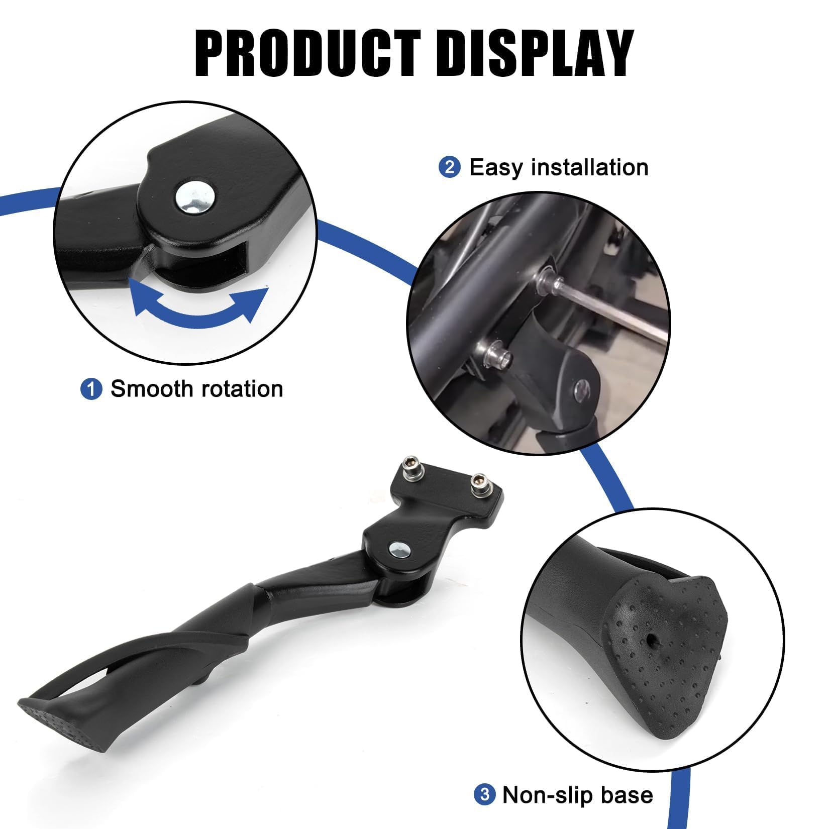 PSLER Ridstar Q20 kickstand replacement-fit for EUY S4 compatibility.