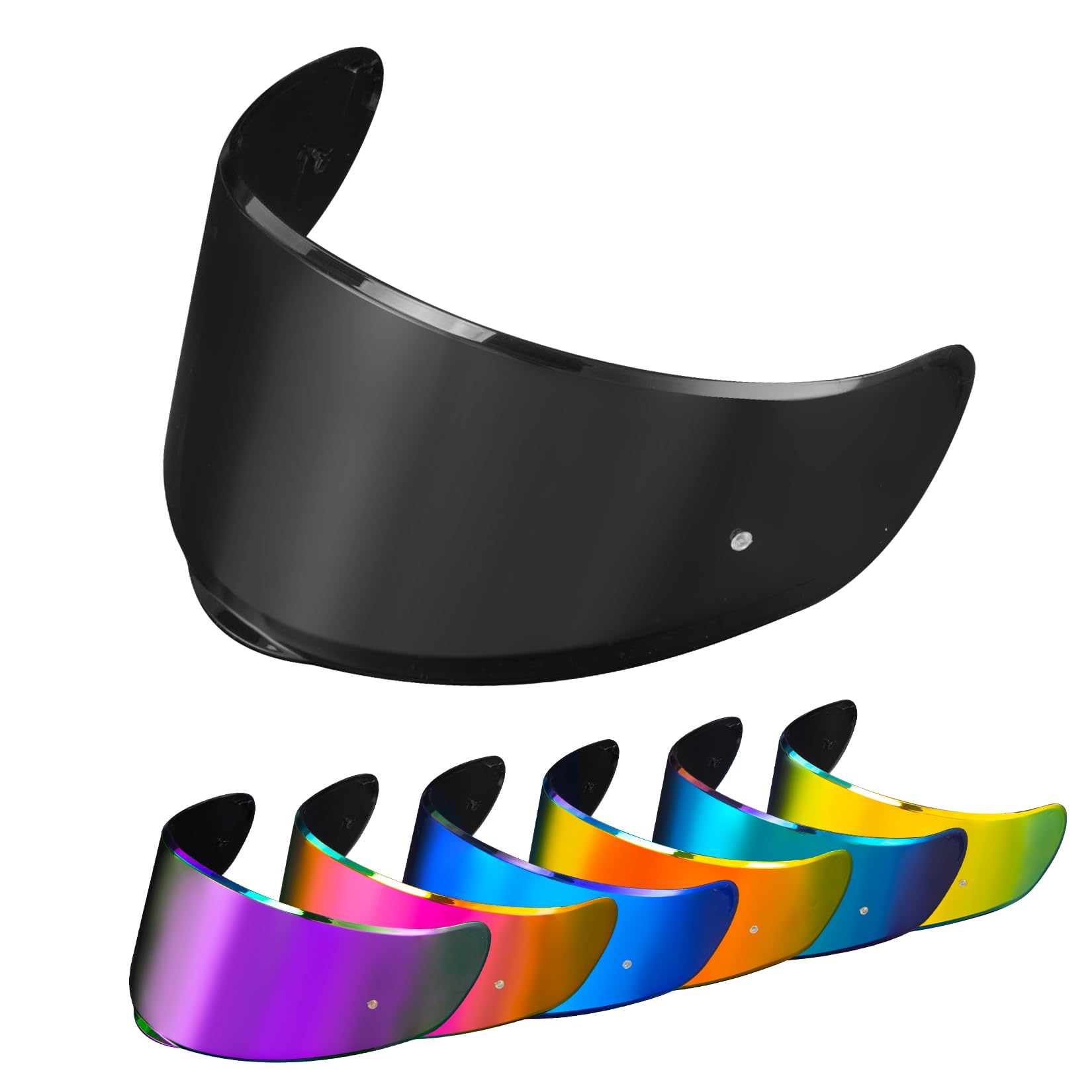 PSLER Sedici Strada 2 visor in dark finish for daytime visibility