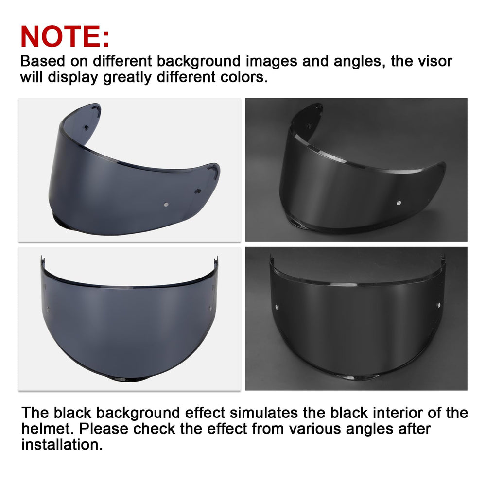 PSLER Sedici Strada 2 visor front install shows quick mounting