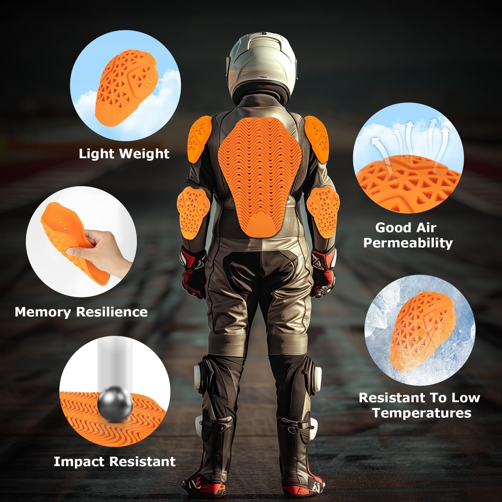 PSLER back pad ventilation enables airflow to stay cool