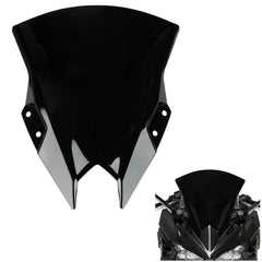 PSLER Ninja 500 SE 15in windshield front view with wind deflection