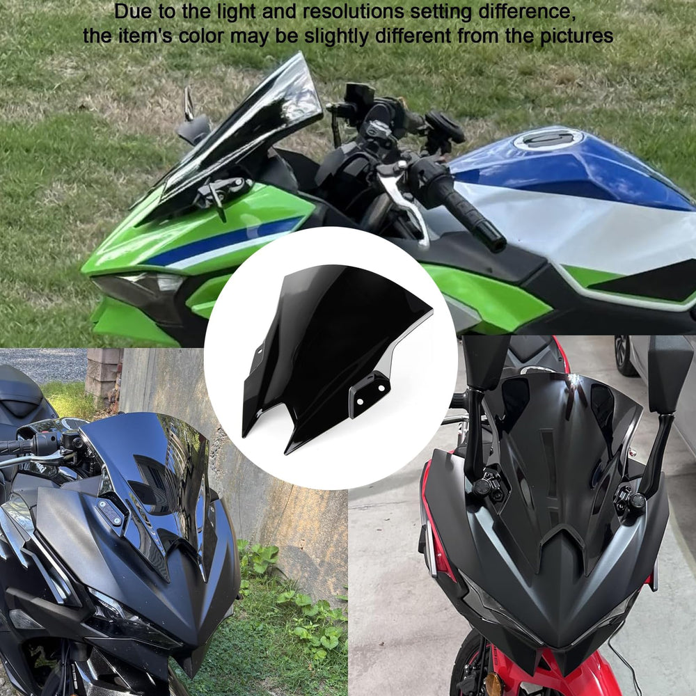 PSLER Ninja 500 SE 15in windshield side view
