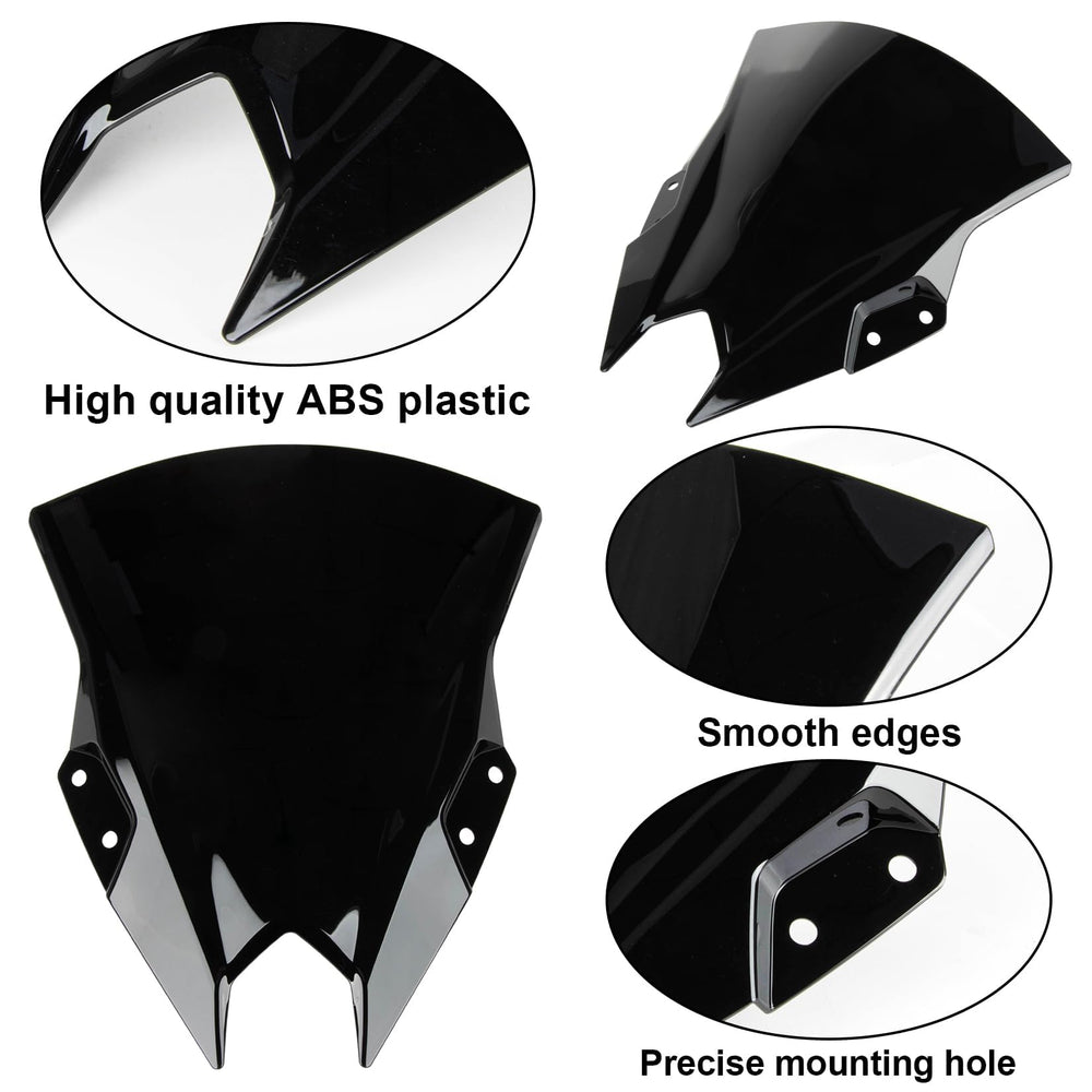 PSLER Ninja 500 SE 18in windshield side view