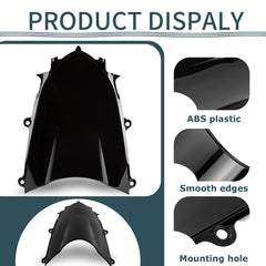 PSLER YZF R6 front windshield iridium tint sharpens focus and wind shielding
