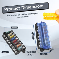 PSUPOSUQ fuse box cover closed for shielding wiring in marine environments