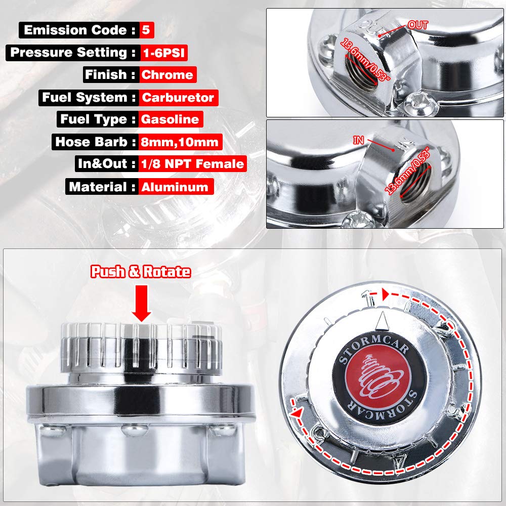 PTNHZ RACING FPR top dial enabling quick calibration on single or twin carb setups